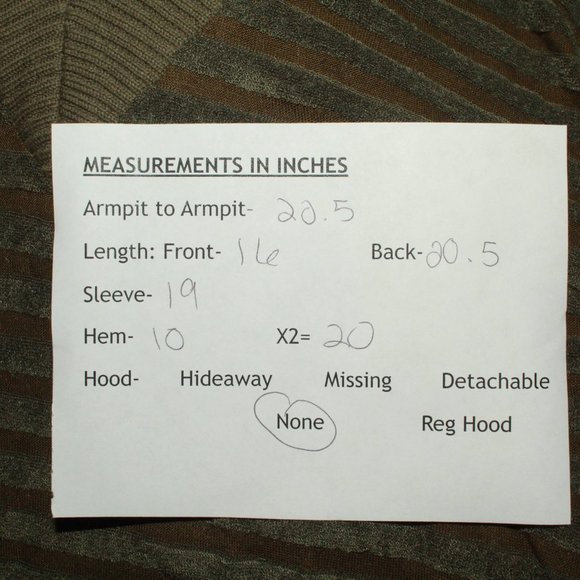 LL Bean Signature Olive Green Striped V-Neck Pullover Sweater Size XS - Picture 10 of 10